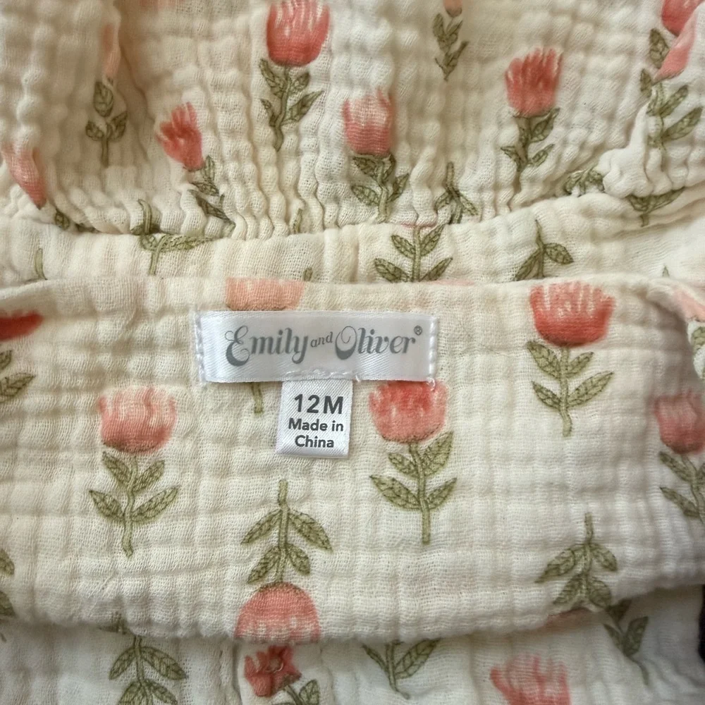 Adorable Floral Baby Set with Ruffles - Picture 7 of 7